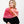 Echarpe Triptyque en soie laine rose