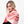Echarpe Triptyque en soie laine rose