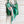 Charger l&#39;image dans la galerie, Carré 70 Nuancier en soie pointillé vert

